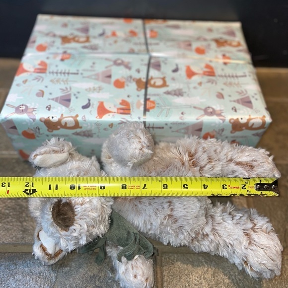 Fiesta Plush Sitting Dog 12 Inch Tan Stuffed Animal Jesus Loves Me Soft Kids Toy - Picture 10 of 11